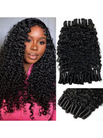 Burmese Curly Virgin Hair Bundles — Natural Black | Vinisay