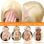 13×4 HD Lace Straight Bob Wig — #613 Blonde | Vinisay