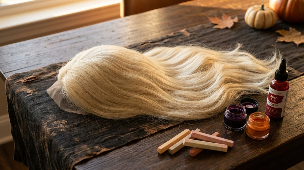Halloween Cosplay on a 613 Blonde Wig: How to Color & Style It