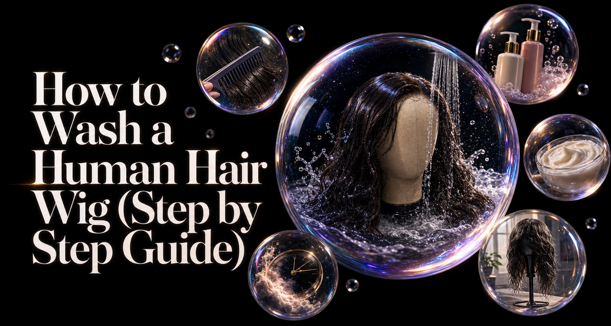 How to Wash a Human Hair Wig (Step by Step Guide)