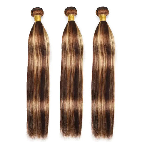 Body Wave Bundles Human Hair P4/27 Ombre Honey Brown Weave | Vinisay