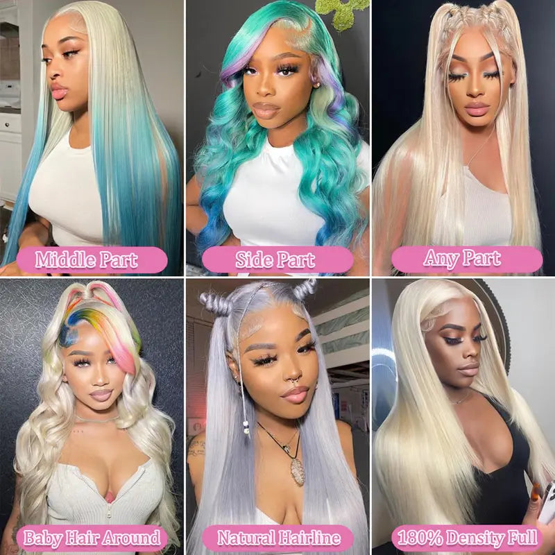 HD Lace Front Wig Straight Human Hair 613 Blonde 13x6 | Vinisay