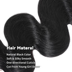 16A Grade Virgin Body Wave Bundles — Natural Black | Vinisay