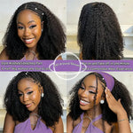 Burmese Curly Half Wig — Seamless Flip, No Glue | Vinisay