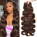 Body Wave Bundles Human Hair 15A Virgin #4 Premium Weave | Vinisay