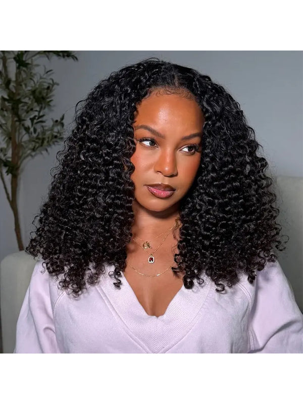 Deep Wave Half Wig — Seamless Flip, No Glue | Vinisay