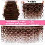 Body Wave Bundles Human Hair 15A Virgin #4 Premium Weave | Vinisay